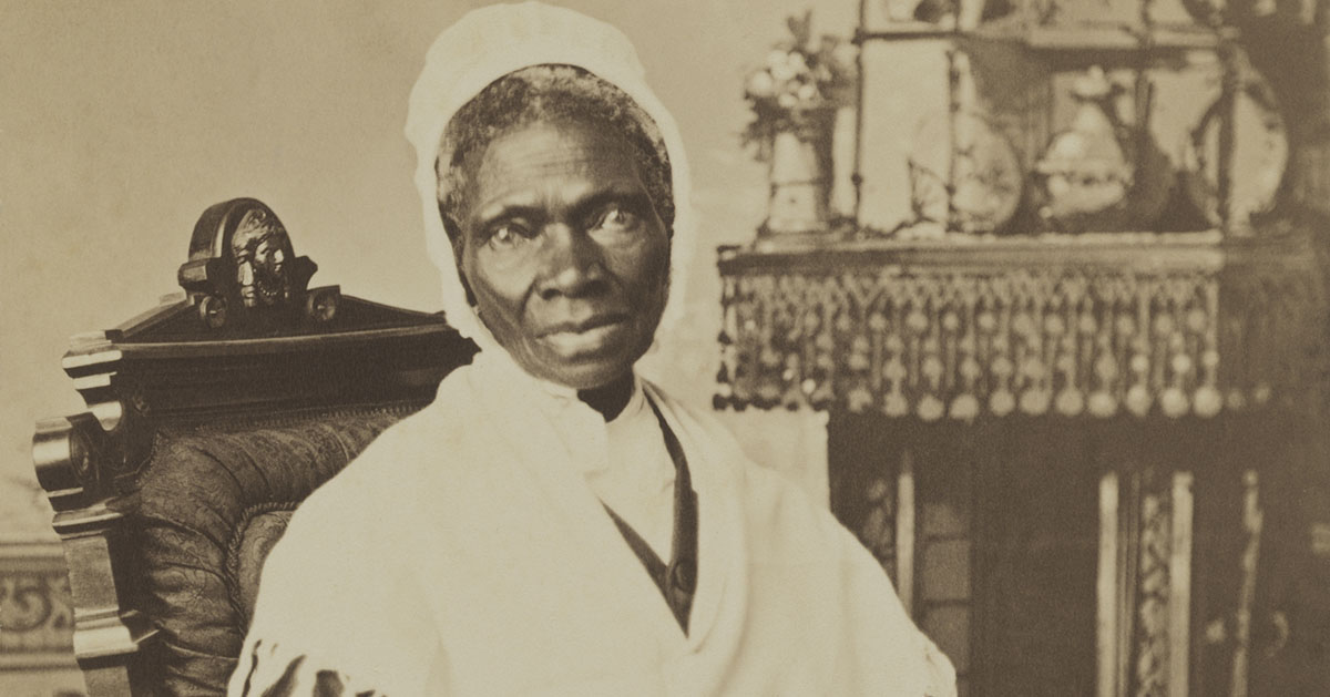 This is a photograph of Sojourner Truth in her old age.