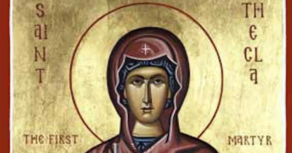 painting of Thecla
