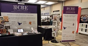 the CBE booth at ETS 2023