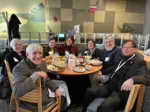 CBE Staff Sharing a Meal Together at ETS 2025